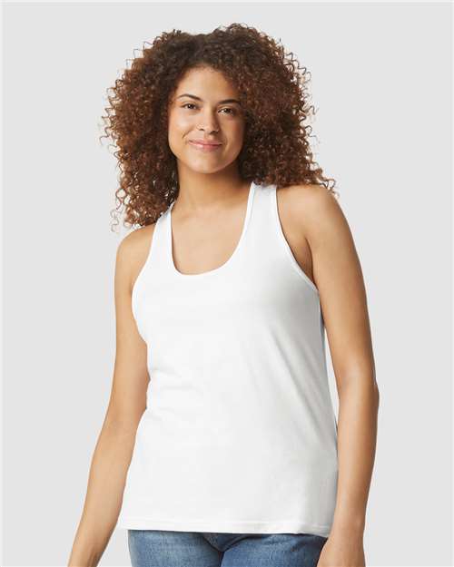 Gildan Women's Softstyle® CVC Racerback Tank Top - 64220LCVC