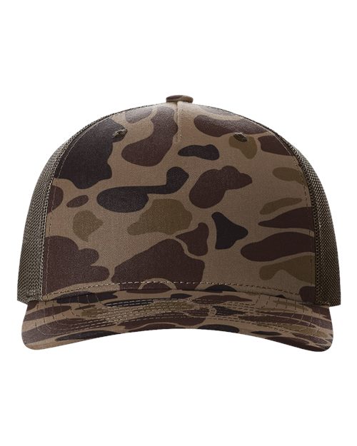 Richardson Five-Panel Printed Trucker Cap - 112PFP