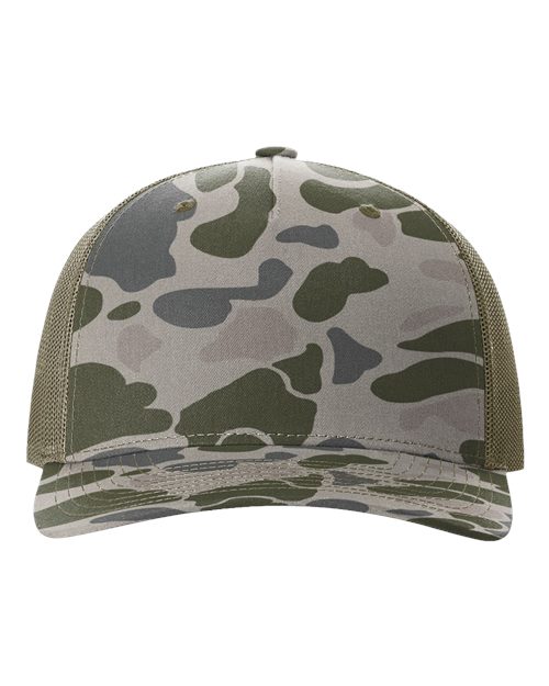Richardson Five-Panel Printed Trucker Cap - 112PFP