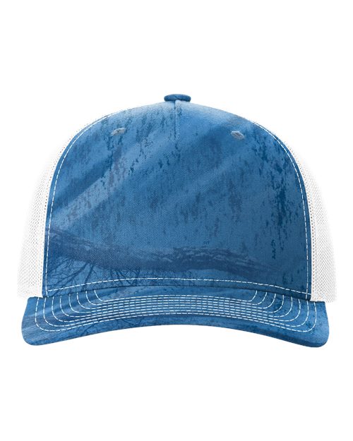 Richardson Five-Panel Printed Trucker Cap - 112PFP
