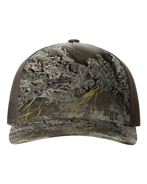 Richardson Five-Panel Printed Trucker Cap - 112PFP