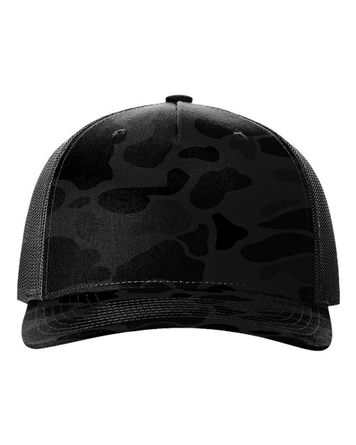Richardson Five-Panel Printed Trucker Cap - 112PFP