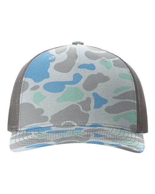 Richardson Five-Panel Printed Trucker Cap - 112PFP