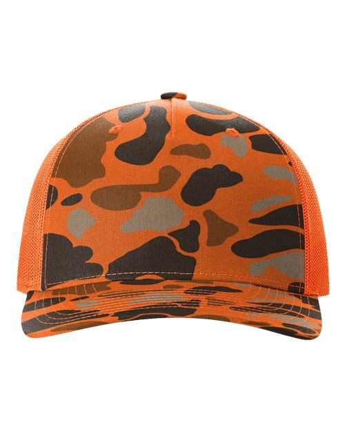 Richardson Printed Five-Panel Trucker Cap - 112PFP