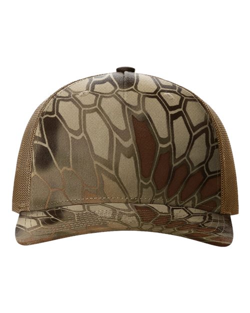 Richardson Five-Panel Printed Trucker Cap - 112PFP