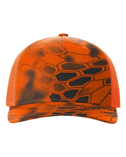 Richardson Five-Panel Printed Trucker Cap - 112PFP