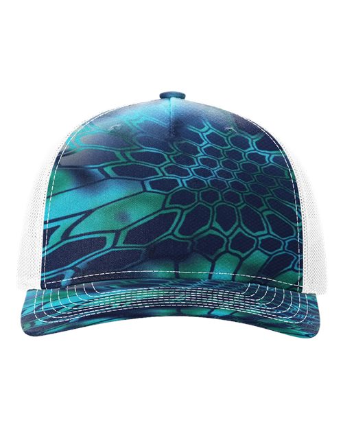 Richardson Five-Panel Printed Trucker Cap - 112PFP