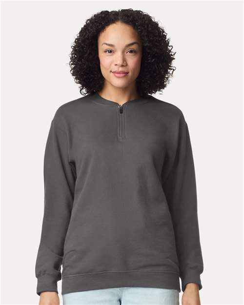 Gildan Unisex Softstyle® Midweight 1/4 Zip Sweatshirt - SF008