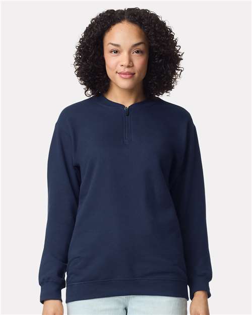 Gildan Unisex Softstyle® Midweight 1/4 Zip Sweatshirt - SF008