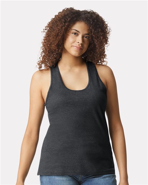 Gildan Women's Softstyle® CVC Racerback Tank Top - 64220LCVC