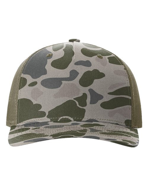 Richardson Five-Panel Printed Trucker Cap - 112PFP