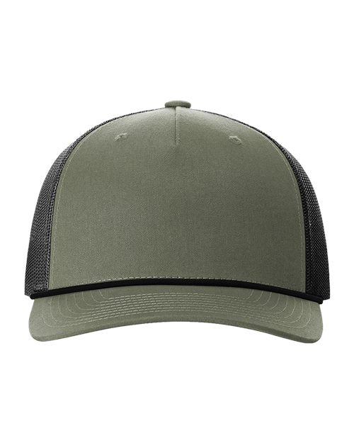 Richardson Five-Panel Trucker with Rope Cap - 112FPR
