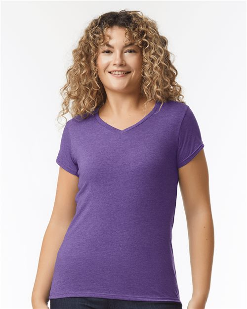 Gildan Women's Softstyle® V-Neck T-Shirt - 64V00L