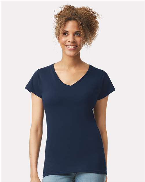 Gildan Women's Softstyle® V-Neck T-Shirt - 64V00L
