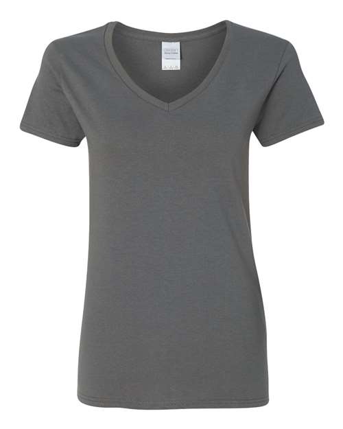 Gildan Women's Heavy Cotton™ V-Neck T-Shirt - 5V00L