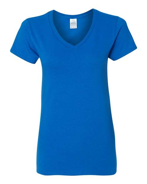 Gildan Women's Heavy Cotton™ V-Neck T-Shirt - 5V00L