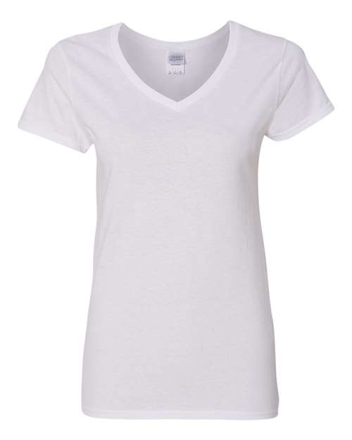 Gildan Women's Heavy Cotton™ V-Neck T-Shirt - 5V00L
