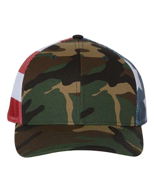Richardson Printed Mesh Trucker Cap - 112PM