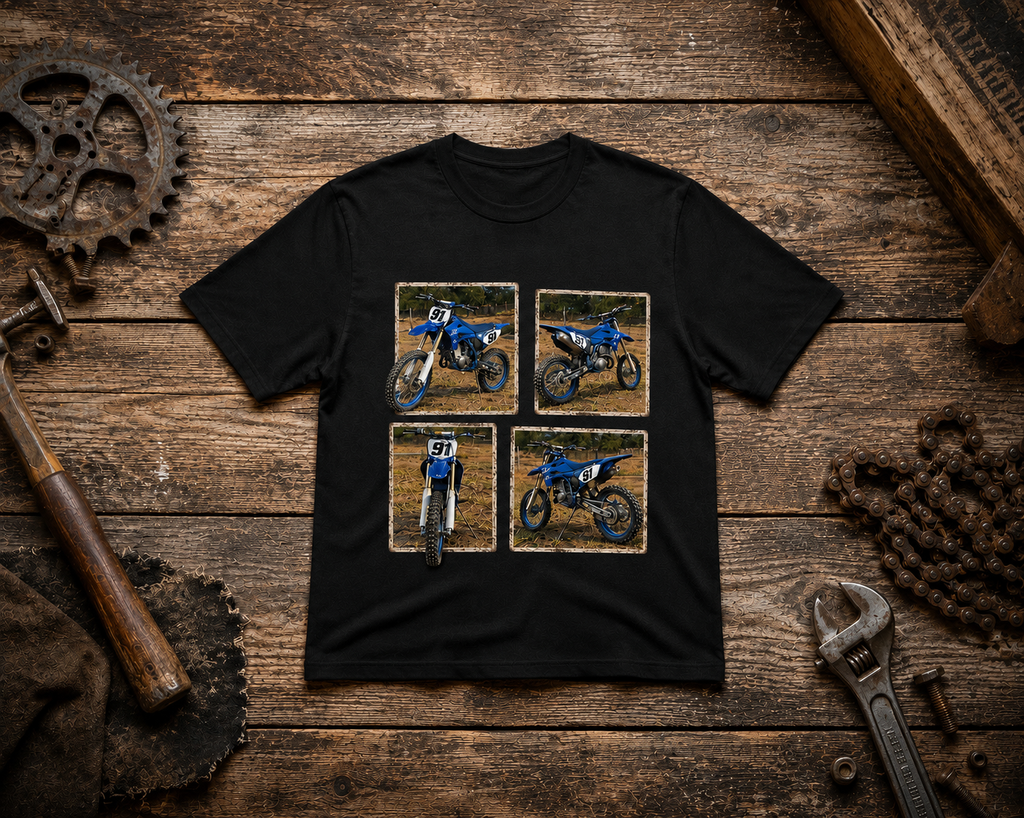 Personalized Custom Motorcycle Graphic T-shirt