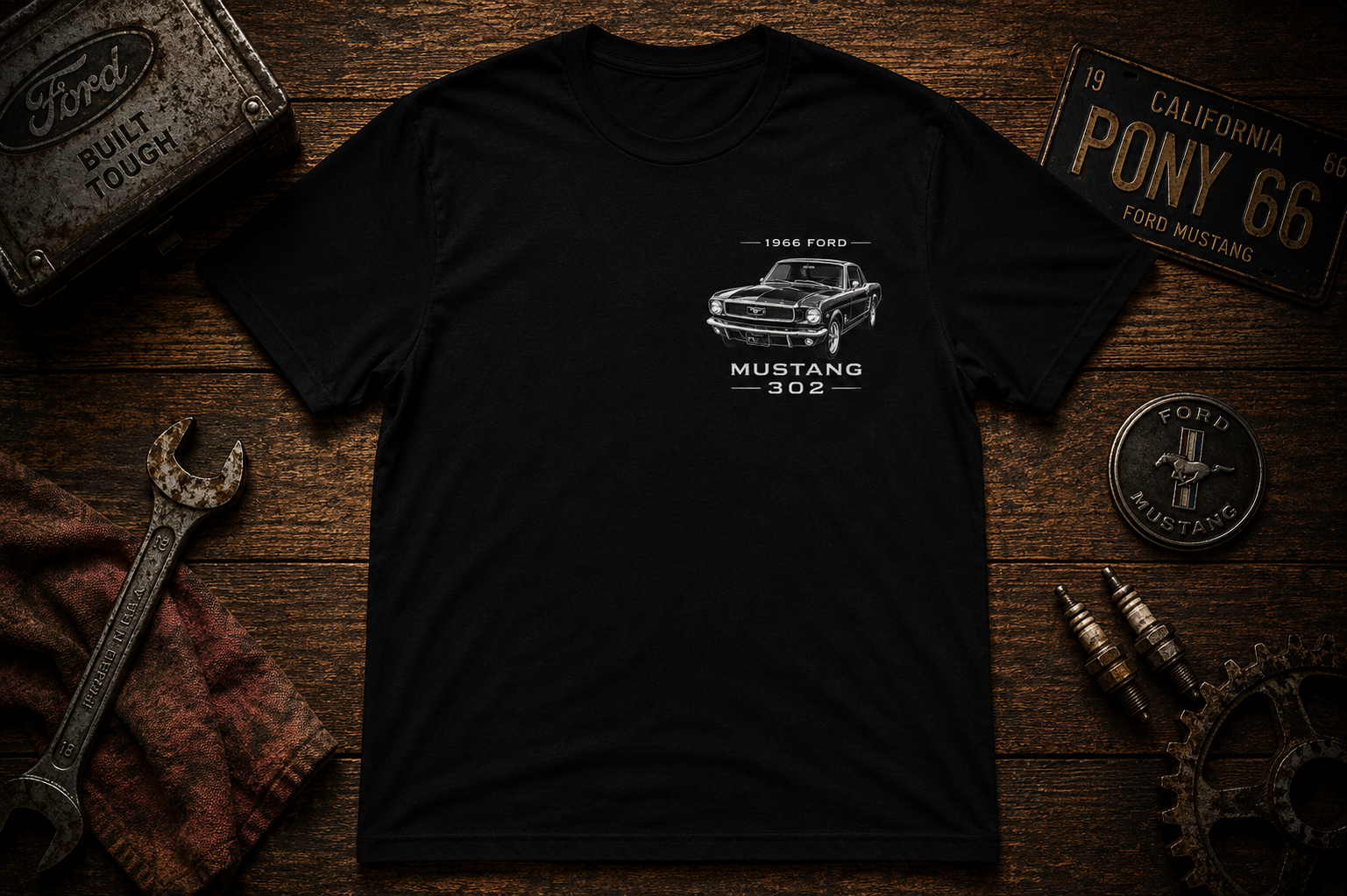 Personalized Custom Classic Car Graphic T-Shirt