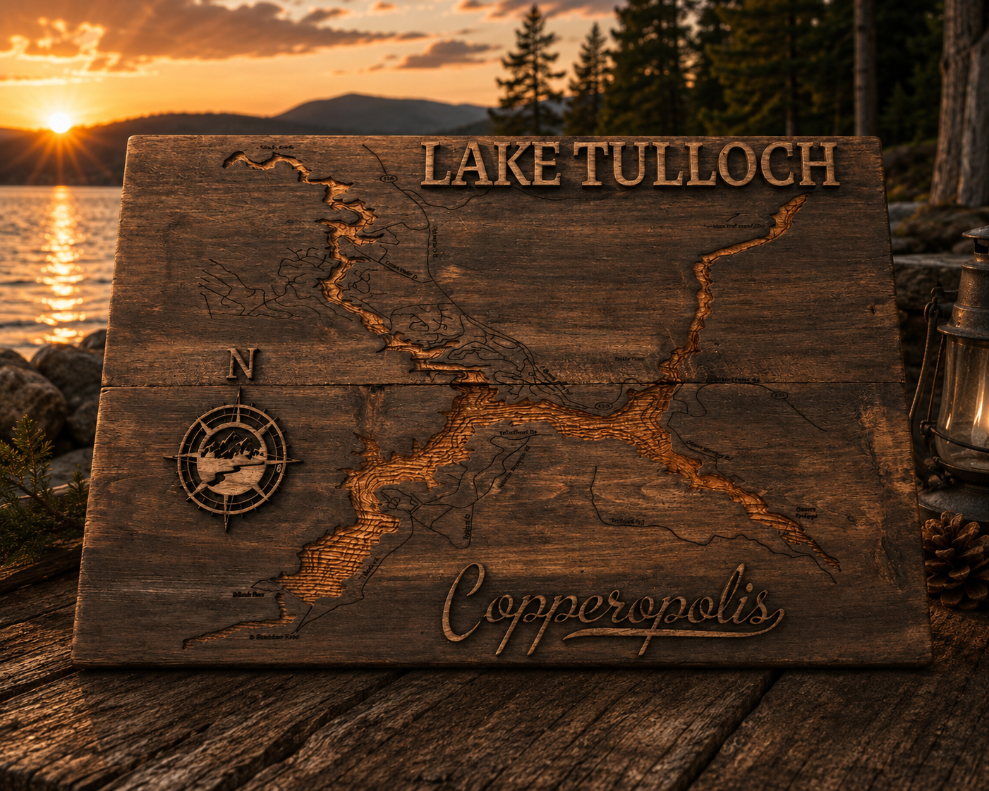 Large Engraved Sign 3D