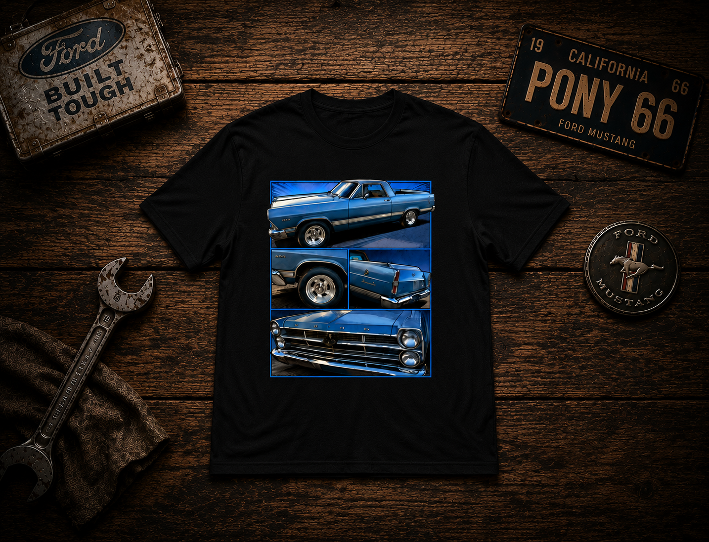 Personalized Custom Hot Rod Graphic T-Shirt