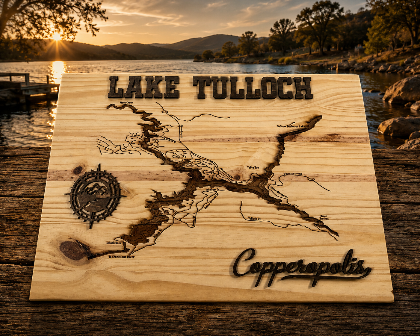 Large Engraved Sign 3D