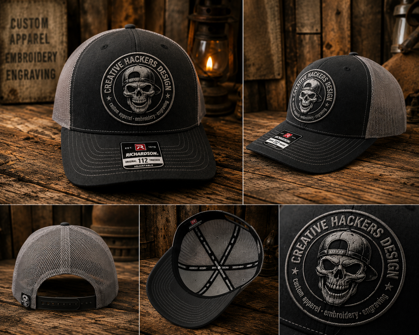 Custom Embroidered Richardson 112 Hats