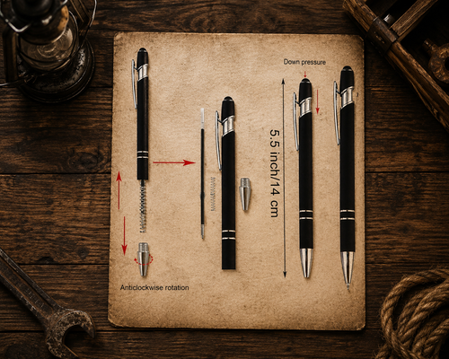 12 Personalized Pens with Stylus Engraved
